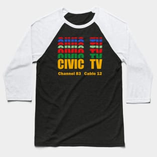 C. tv logo/  channel 83 - Cable 12 Baseball T-Shirt